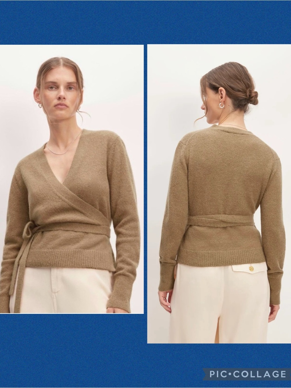 Everlane The Alpaca Wrap Sweater